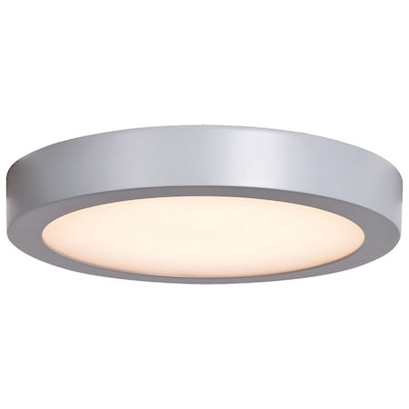 Access Lighting Ulko, Outdoor LED Flush Mount, Silver Finish, Acrylic Lens Acrylic 20791LEDD-SILV/ACR